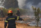 Пожари горят в Гърция заради високи температури и вятър