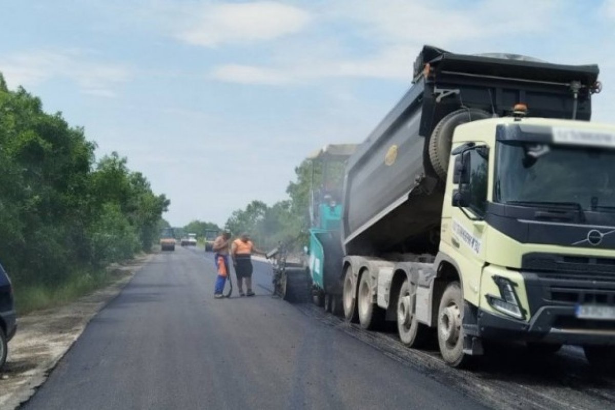 Ремонтът на Е-79 напредва в Монтана и областта