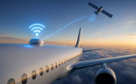 Два американски оператора се конкурират за Wi-Fi в небето над Европа