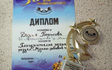 Александра Петрова и Дария Борисова от класа по вокал на г-жа Емилия Тодорова к…