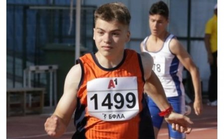 Христо Илиев втори на 100 м в Каламата