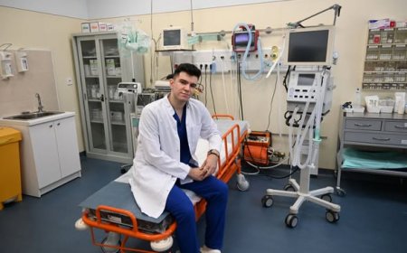 Млад лекар избира спешната медицина като най-добра школа за бъдещите специалисти