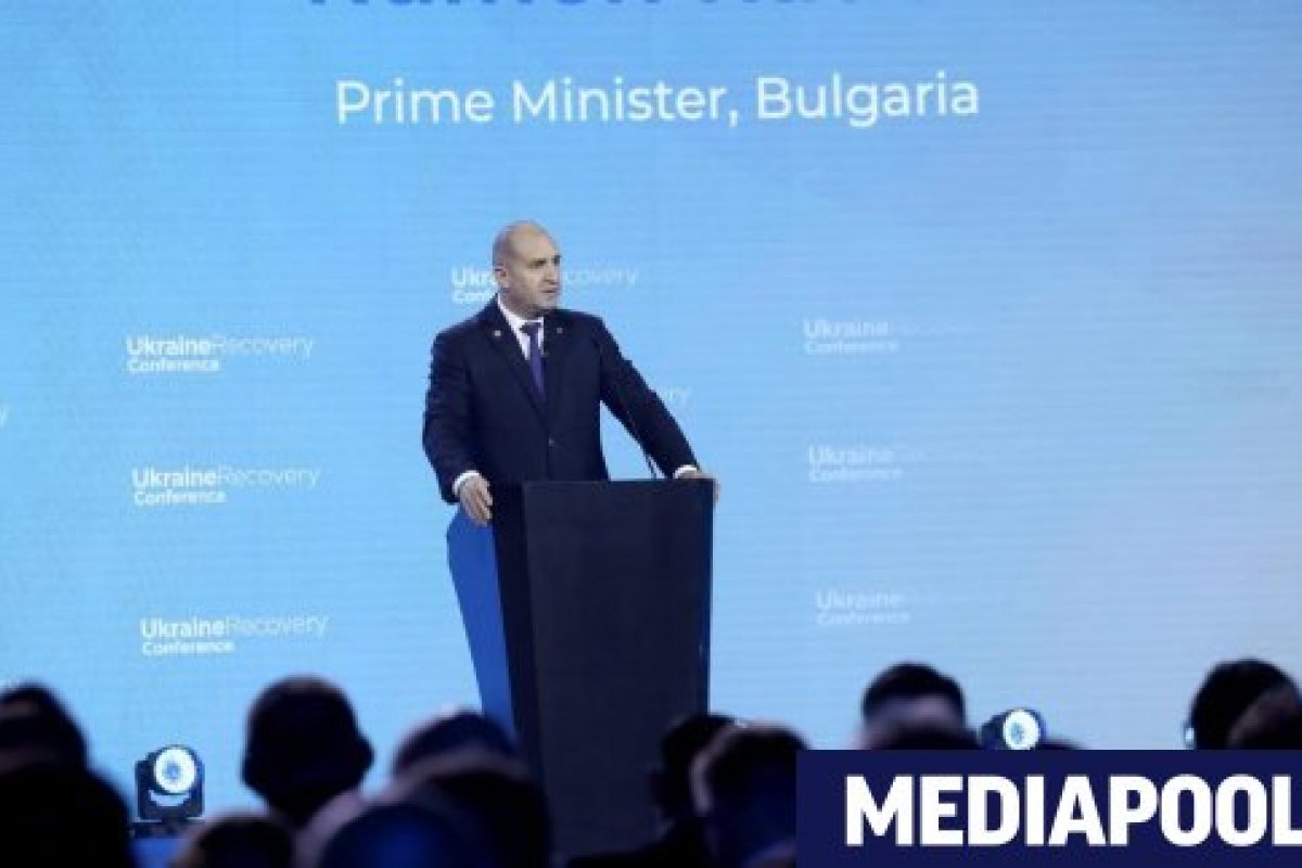 Украйна сключи сделки за над 10 млрд. евро за възстановяване, Радев настоява за край на войната