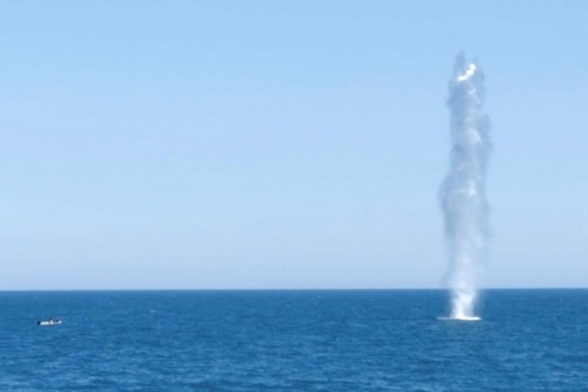 ВМС взривиха дрон край Кранево, за да предотвратят риск