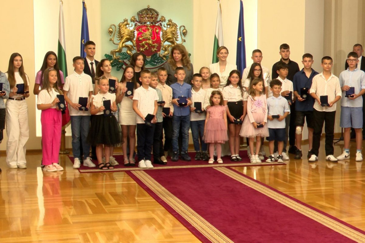 24 деца от цяла България отличени за участие в президентската инициатива „Спортувай с президента“