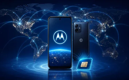 Motorola пуска безплатни мобилни данни при пътуване в чужбина с eSIM