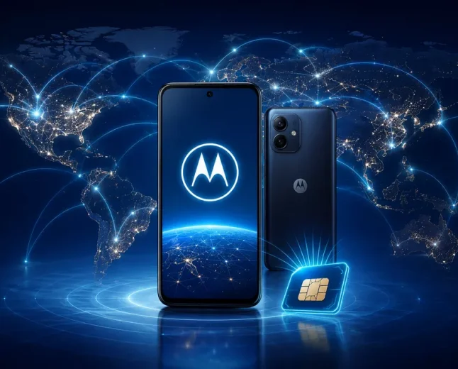 Motorola пуска безплатни мобилни данни при пътуване в чужбина с eSIM