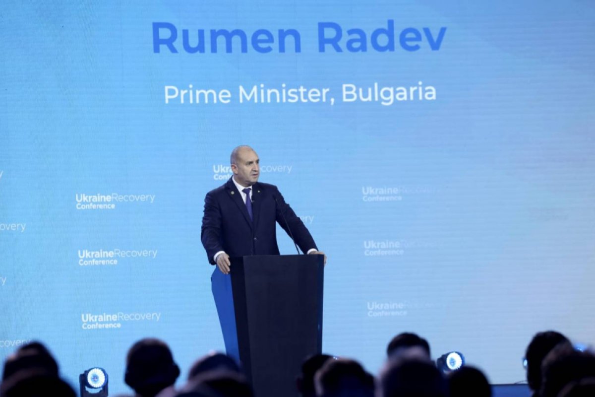 Премиерът Радев призова за международна мобилизация за възстановяването на Украйна