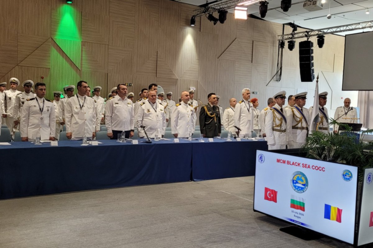 България пое командването на Противоминната военноморска група в Бургас