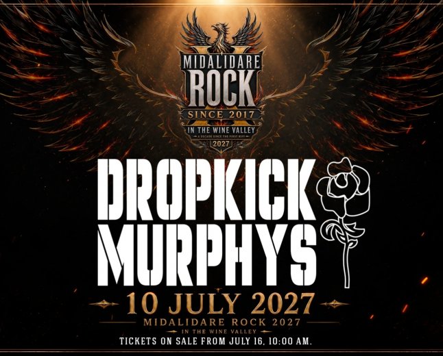 Dropkick Murphys ще забият на Midalidare Rock In The Wine Valley през 2027