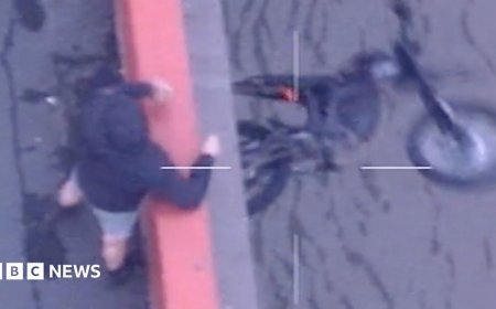 Британец хвърли електрически скутер в река след опасно преследване в Нюпорт